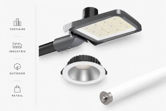 Éclairage LED design intérieur moderne